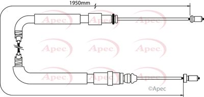 APEC Brake Cable CAB1083