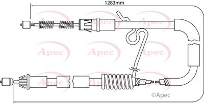 APEC Brake Cable CAB1204