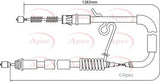 APEC Brake Cable CAB1204