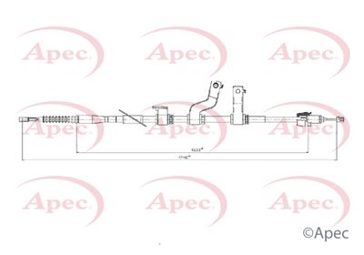 APEC Brake Cable CAB1494