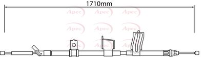 APEC Brake Cable CAB1318