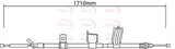 APEC Brake Cable CAB1318
