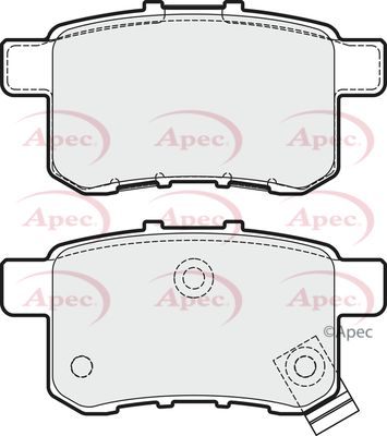 APEC Rear Brake Pads PAD1637