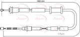 APEC Brake Cable CAB1160
