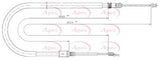 APEC Brake Cable CAB1565