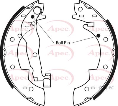 APEC Brake Shoes SHU370