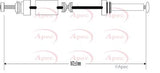 APEC Brake Cable CAB1209