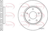 APEC Brake Disc DSK2666