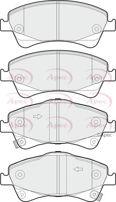 APEC Front Brake Pads PAD1707