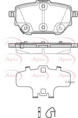 APEC Rear Brake Pads PAD2381