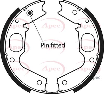 APEC Brake Shoes SHU616