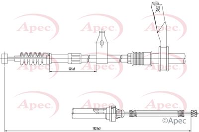APEC Brake Cable CAB1420