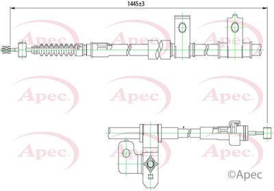 APEC Brake Cable CAB1225