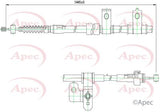 APEC Brake Cable CAB1225