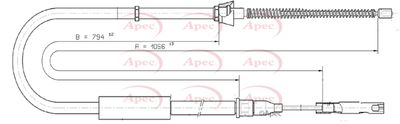 APEC Brake Cable CAB1571