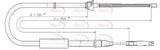 APEC Brake Cable CAB1571