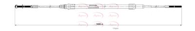 APEC Brake Cable CAB1692