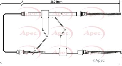 APEC Brake Cable CAB1172