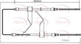 APEC Brake Cable CAB1172