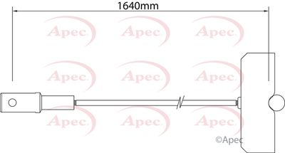APEC Brake Cable CAB1542
