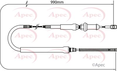 APEC Brake Cable CAB1260
