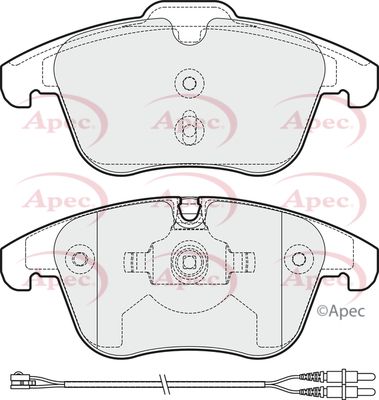 APEC Front Brake Pads PAD1668