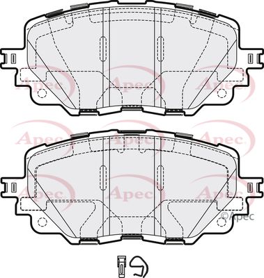APEC Front Brake Pads PAD2141