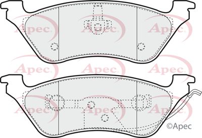 APEC Rear Brake Pads PAD1218