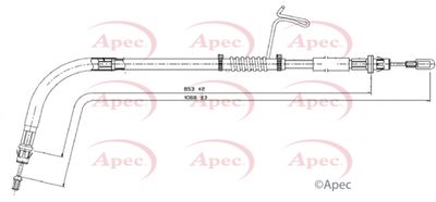 APEC Brake Cable CAB1611