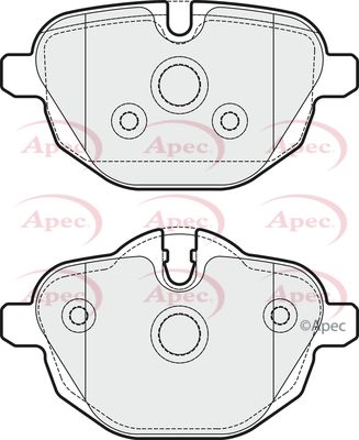 APEC Rear Brake Pads PAD1752