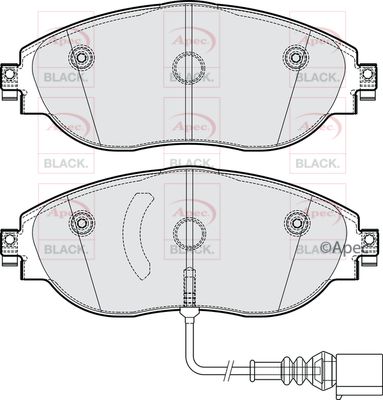 APEC Front Brake Pads PAD2304B
