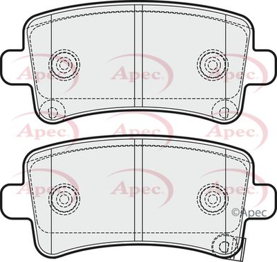 APEC Rear Brake Pads PAD1697