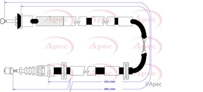 APEC Brake Cable CAB1300