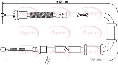 APEC Brake Cable CAB1109