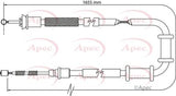 APEC Brake Cable CAB1109