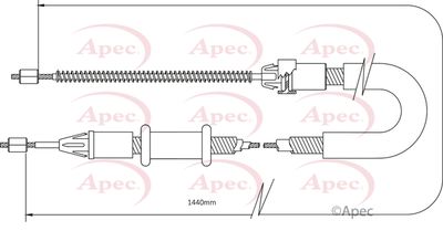 APEC Brake Cable CAB1371
