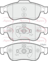 APEC Front Brake Pads PAD1669