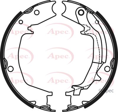 APEC Brake Shoes SHU808