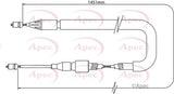 APEC Brake Cable CAB1354
