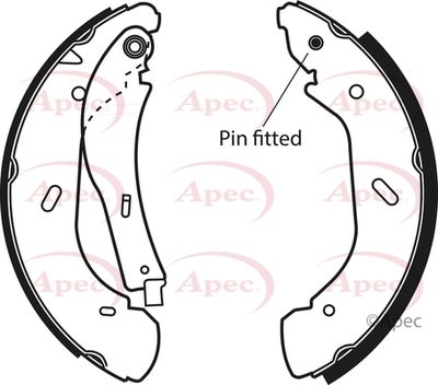 APEC Brake Shoes SHU632