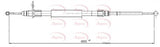 APEC Brake Cable CAB1597