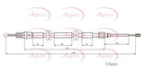 APEC Brake Cable Left/Right CAB1749