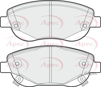 APEC Front Brake Pads PAD1788