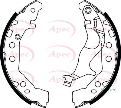 APEC Brake Shoes SHU839