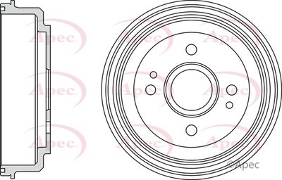 APEC Brake Drum DRM9980