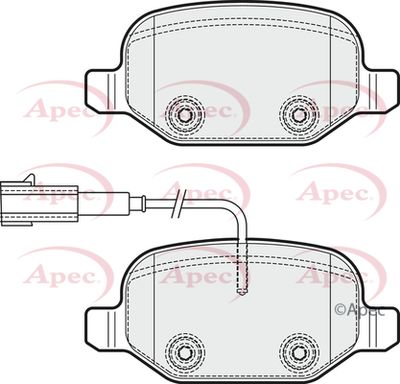 APEC Rear Brake Pads PAD1831