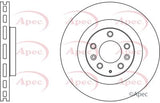 APEC Brake Disc DSK2643