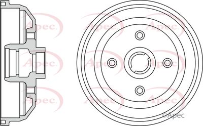 APEC Brake Drum DRM9112