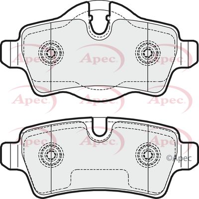 APEC Rear Brake Pads PAD1648