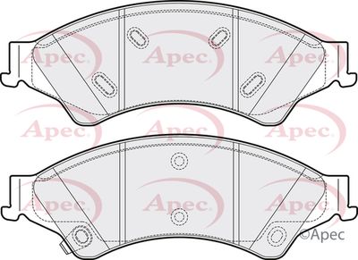 APEC Front Brake Pads PAD2038